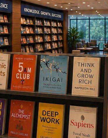 WHSmith GLOBIQ university bookstore display