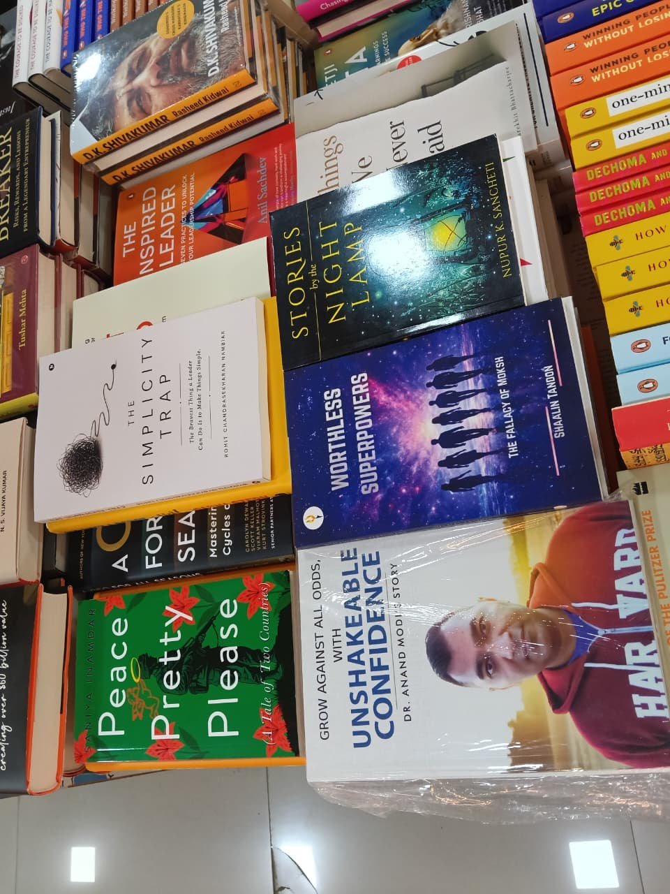 The Simplicity Trap on display at Gangarams bookstore, Bengaluru