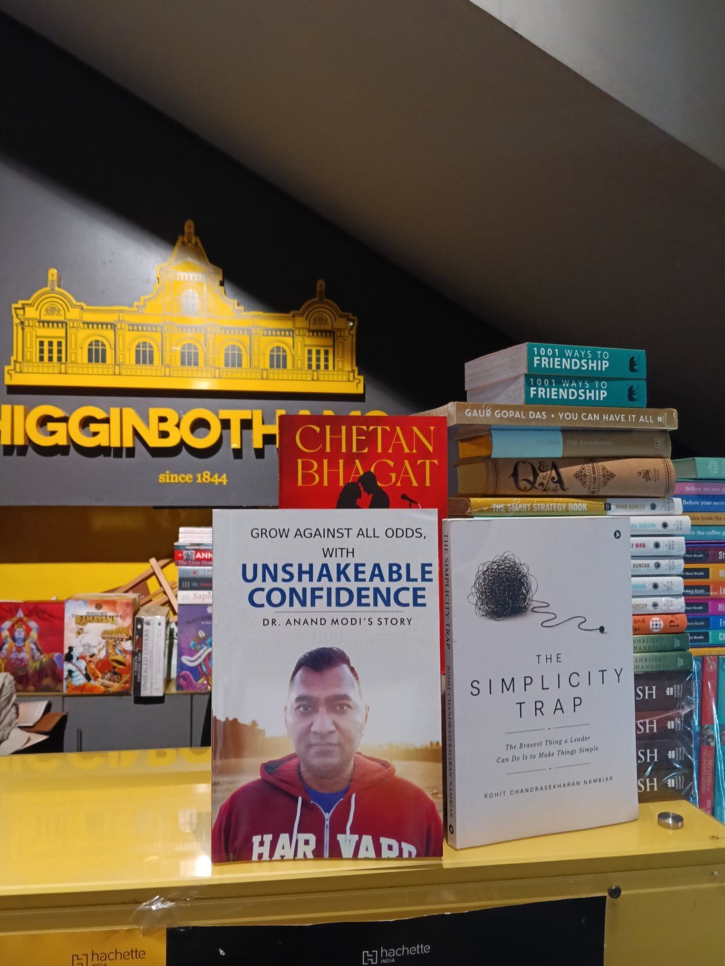 The Simplicity Trap on the shelf at Higginbothams, Bengaluru