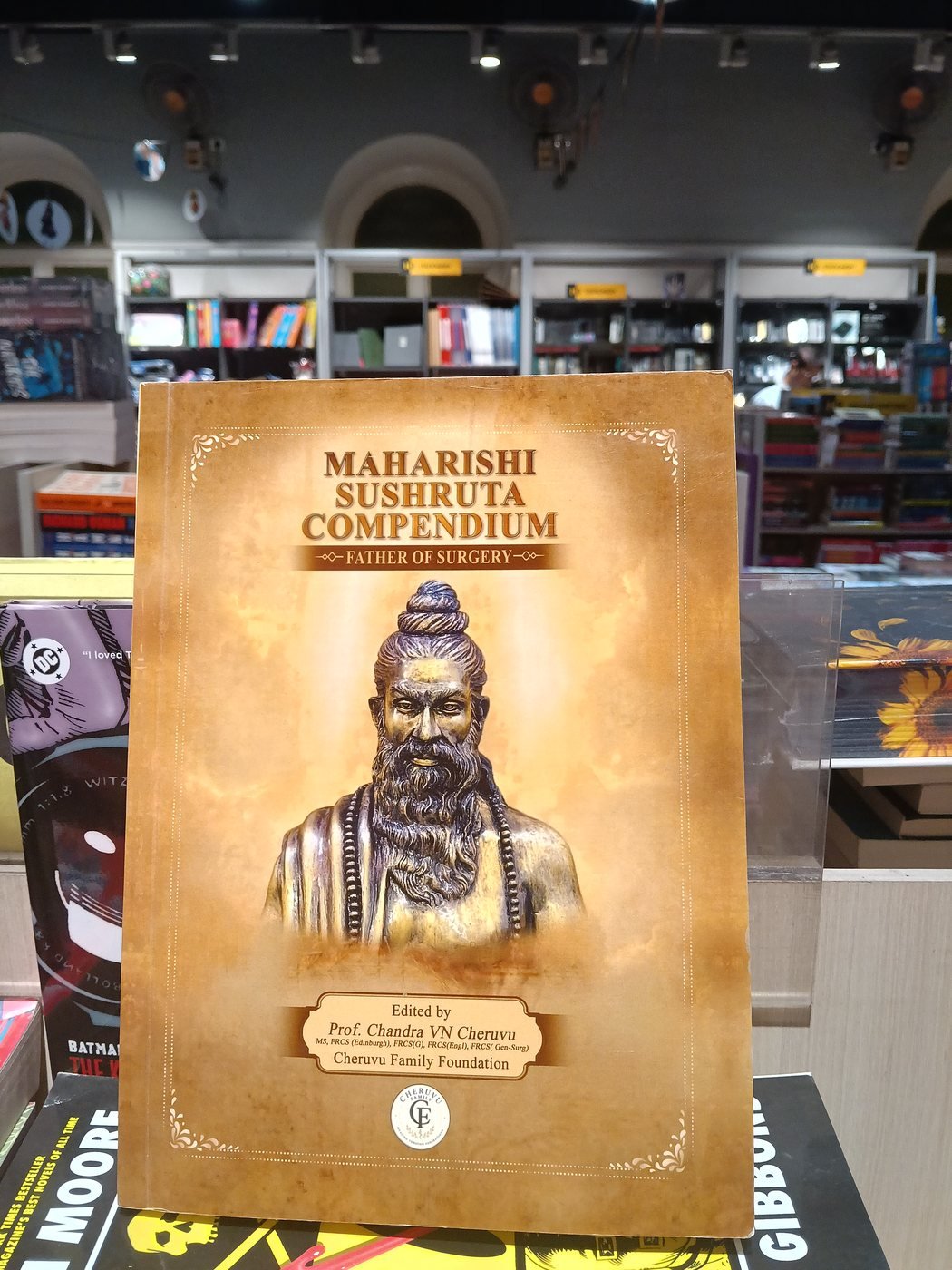 Maharishi Sushruta Compendium on display at Gangarams, Bengaluru