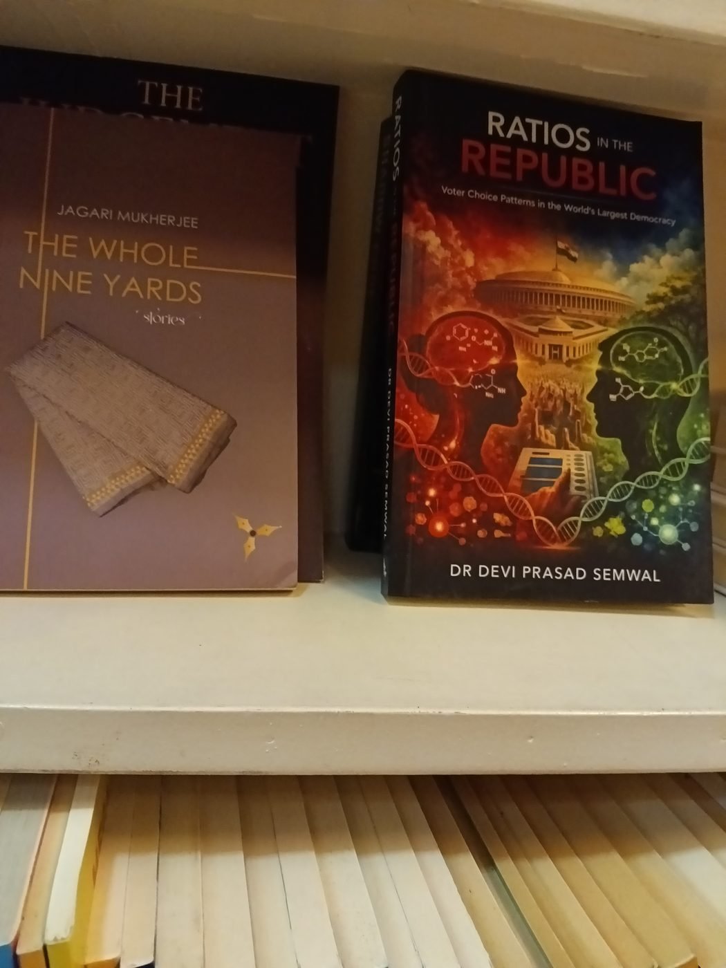 The Whole Nine Yards on the shelf at Gangarams Book Bureau, Bengaluru